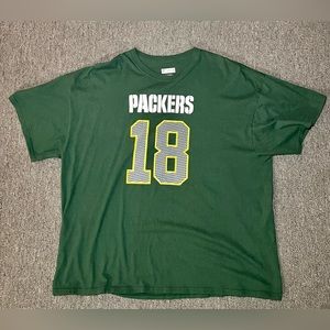 Randall Cobb 18 Green Bay Packers NFL Team Apparel 2XL ShirT, Packers T-shirt